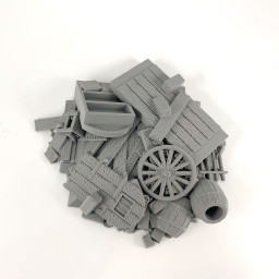 Pile of debris