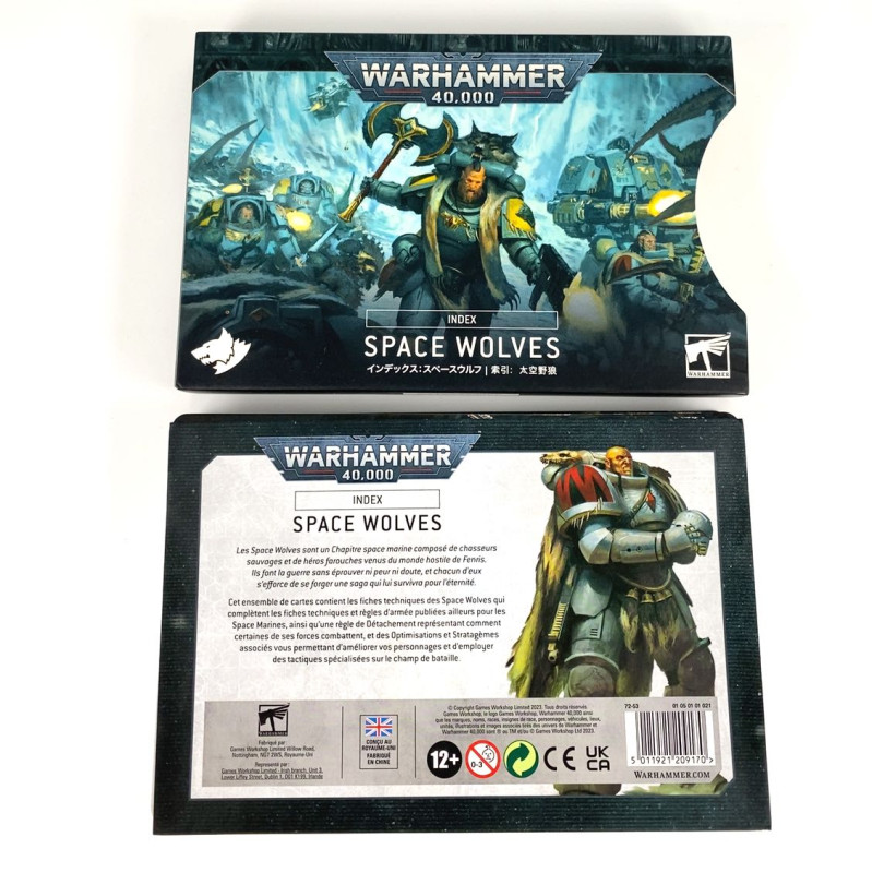 pack de cartes index V10 FR