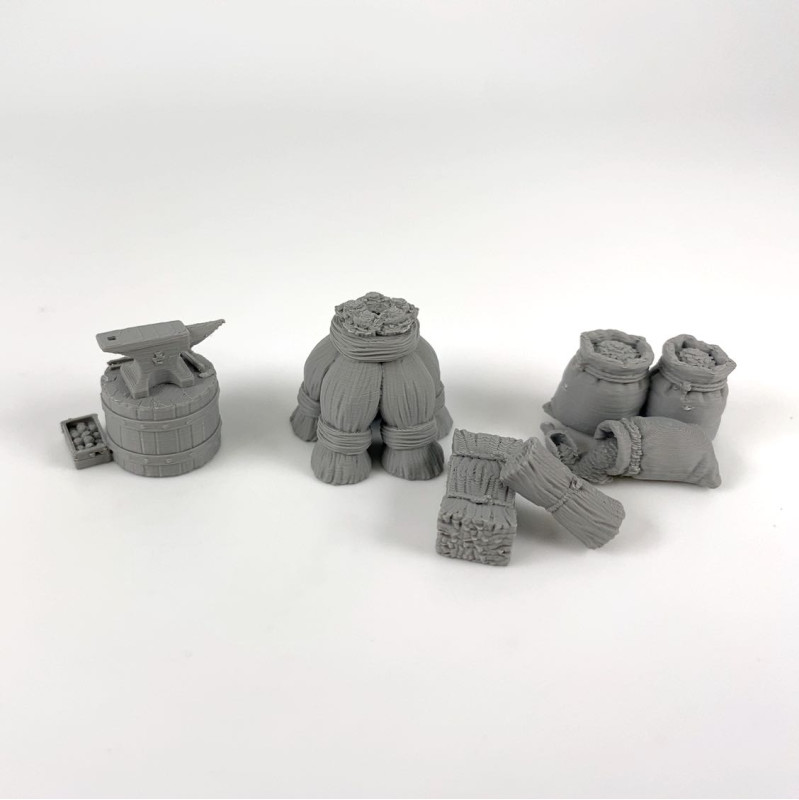 Medieval Rural Decor Set