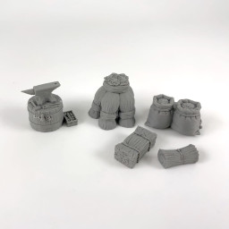 Medieval Rural Decor Set