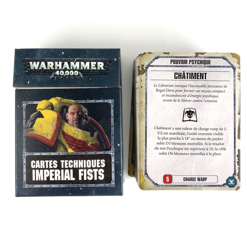 Cartes techniques Imperial Fists