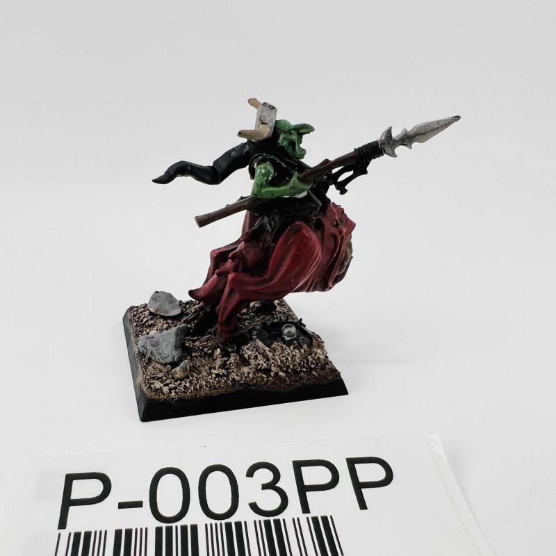 Chef de guerre gobelin sur squig géant