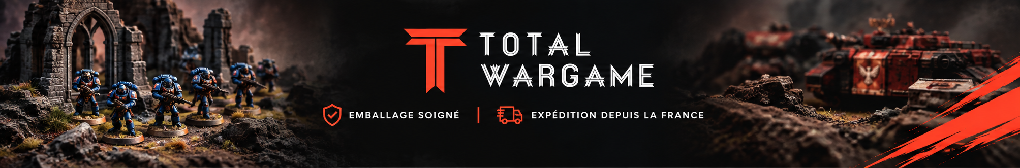 Total Wargame - Emballage soigné et expédition depuis la France
